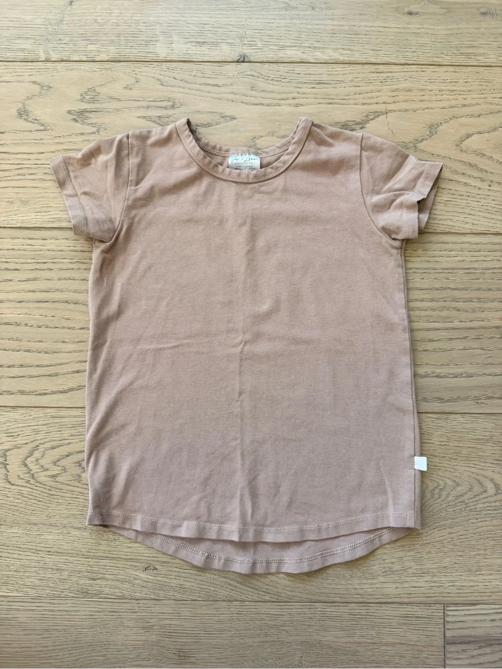Jax & Lennon co warm taupe tshirt